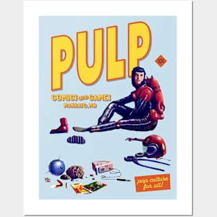 PULP Astro Woman Posters and Art